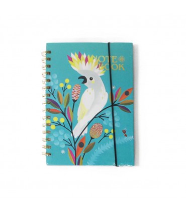 CUADERNO A5 C/GOMA PAJARO J25370/J25375 80HJ