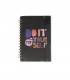 CUADERNO A5 C/GOMA LETRAS 80HJ J25365