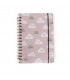 CUADERNO A5 C/GOMA ARCO IRIS J25372 80HJ