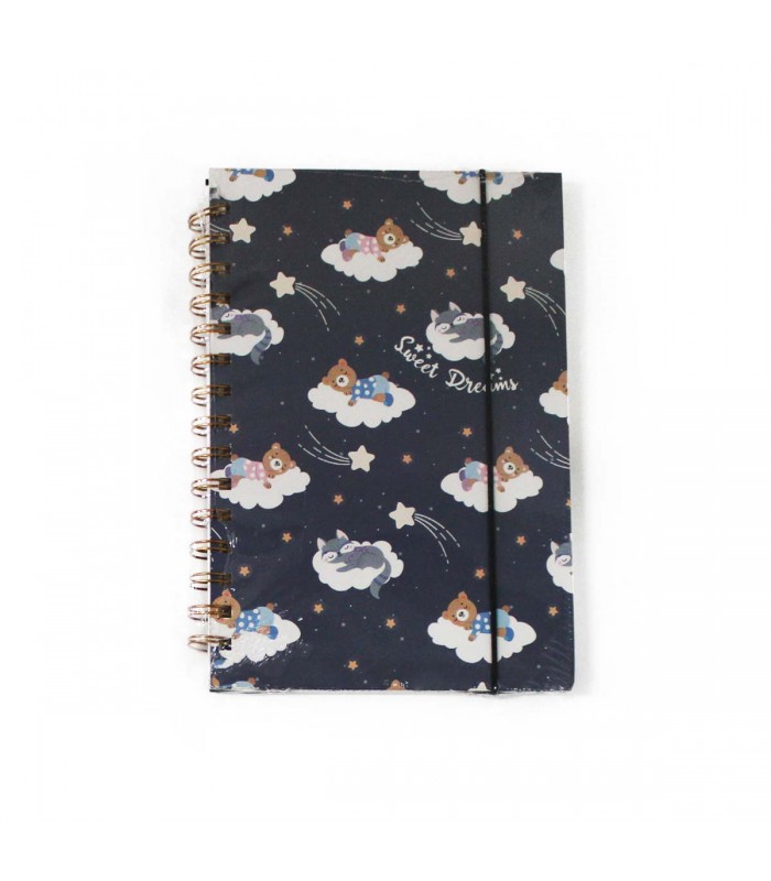 CUADERNO A5 C/GOMA SWEET DREAMS J25374 80HJ