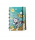 CUADERNO A5 C/GOMA SPACE J25367/25368/25369 80HJ