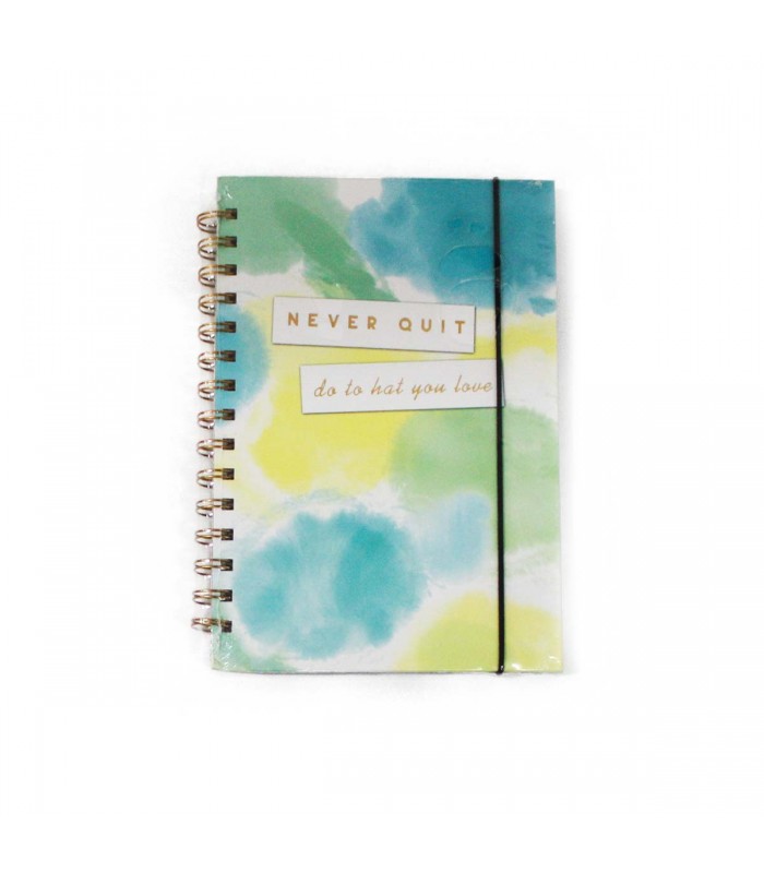 CUADERNO A5 C/GOMA PASTEL 80HJ J25366