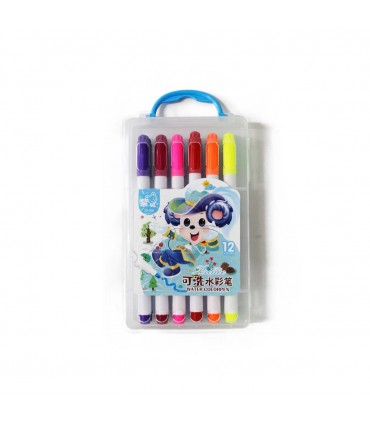 MALETA PINCEL 12PCS COLORIDO ZS-206/J23706