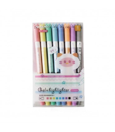 MARCADOR 8PCS DOBLE PUNTA J24952 GP-2950