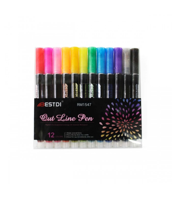 BOLIGRAFO METALIZADO 12PCS J24026/RM1547 BESTDI