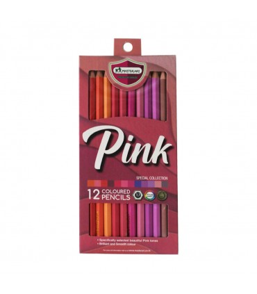 LAPIZ D/COLOR PINK 12PCS J25050