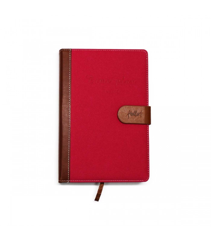 AGENDA A5 CUERINA C/IMAN J25340 TIME PLAN RECORD