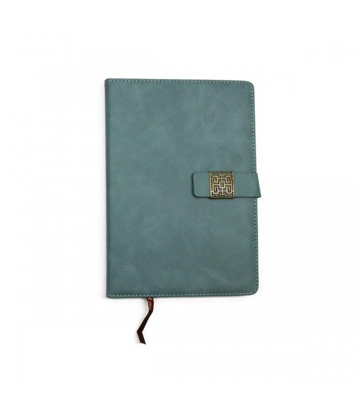 AGENDA A5 TAPA CUERINA C/BOTON J25351