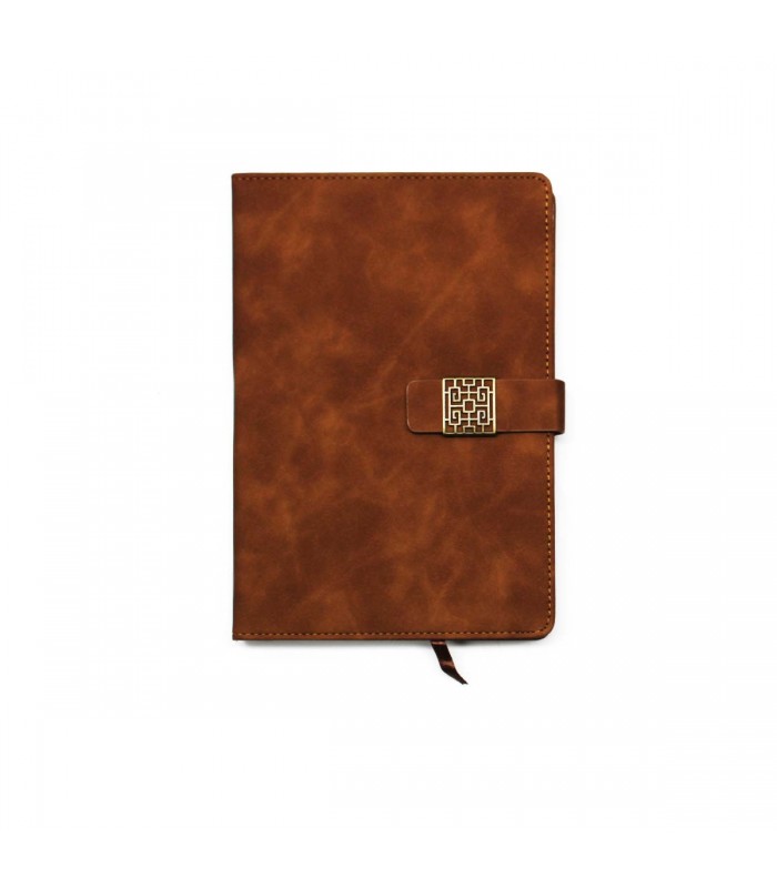 AGENDA A5 TAPA CUERINA C/BOTON J25351